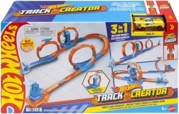 autodráha hot wheels track creator – tri slučky