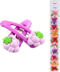 Sponky do vlasov s ovocným motívom, 2 ks