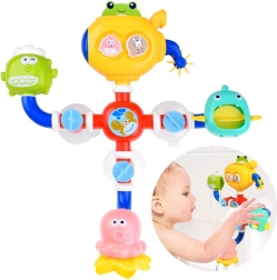 Zábavná hračka do kúpeľa s vodným mlynčekom a kolotočom