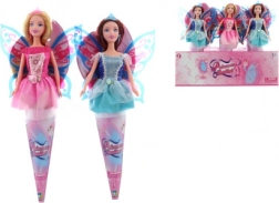 Bábika víla kĺbová v kornúte