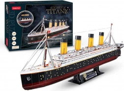 Svetiace 3D puzzle Titanic 266 dielikov