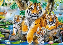 Puzzle 120 dielikov Tigre pri potoku