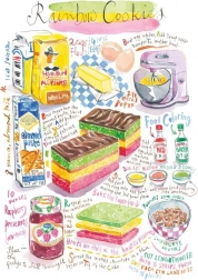 Puzzle Magnolia dúhové sušienky 1000 dielikov