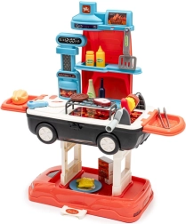 Detská grilovacia sada 2 v 1 BABY MIX na kolieskach