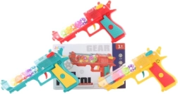 Svietiaca detská pištoľ na batérie s efektmi