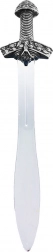 Rytier Sky meč so striebornou rukoväťou z PVC 56 cm