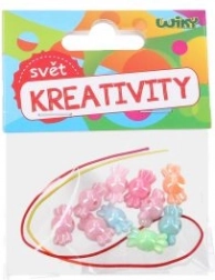 Farebné koráliky so šnúrkou