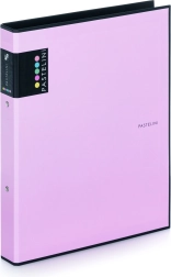 Zakladač A4 PASTELINI fialový, 2‑krúžkový laminovaný