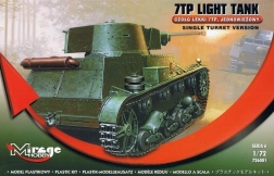 Poľský ľahký tank 7TP – jednovežová verzia 1:72 stavebnica