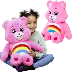 Plyšový medvedík CARE BEARS Cheer Bear ružový 60 cm