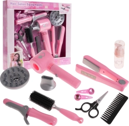 Detská sada kaderníckych nástrojov s interaktívnym fénom