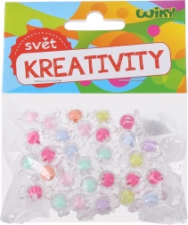 Farebné korálky mix 16 mm