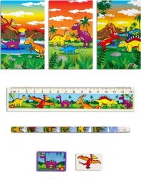 Písacia súprava s motívom dinosaurov