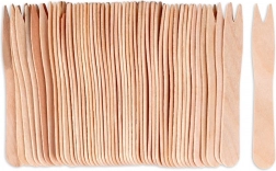 Drevené vidličky na občerstvenie 8,5 cm, 50 ks