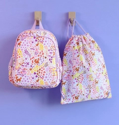 Detské športové vrecko kvetinová záhrada – A Little Lovely Company