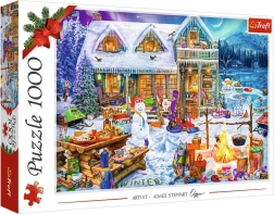 Puzzle 1000 dielikov TREFL Zimný čas XMAS