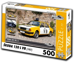 Puzzle Retro-autá Škoda 120 L VB (1987) – 500 dielikov