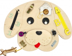 drevená manipulačná doska pes 49 × 37 cm