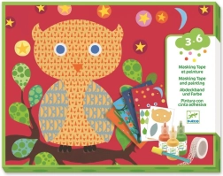 Magické maľovanie s hubkou – lesné zvieratká