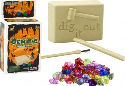 Mini archeologická sada Nástroje na vykopávanie kryštálov