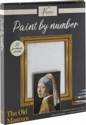 Maľovanie podľa čísel – Dievča s perlou 40 × 50 cm