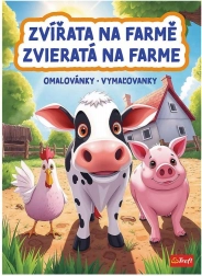 Omaľovánky Zvieratá na farme 20 × 27,5 cm