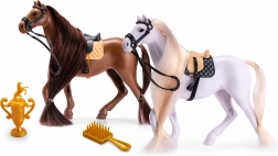 Hračka kôň so sedlom a doplnkami 19 cm