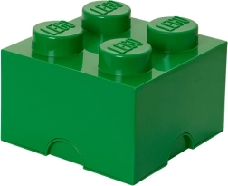 LEGO úložný box 4 tmavozelený