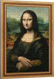 Puzzle Mona Lisa 500 dielikov s rámom od TREFL