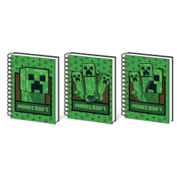 Minecraft lentikulárny zápisník A5 Creeper