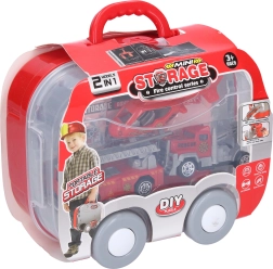 Požiarnická stanica v kufríku so slovenským obalom