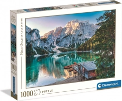 Puzzle Clementoni High Quality – Smaragdové jazero Braies 1000 dielikov