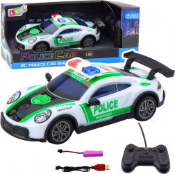 Športové policajné auto RC Drift s LED osvetlením 1:22