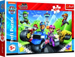 Puzzle 100 dielikov PAW PATROL na motorkách
