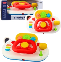 Interaktívny detský simulátor šoférovania so svetlami a zvukmi