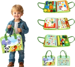 2Kids Toys senzorická busy kniha Safari