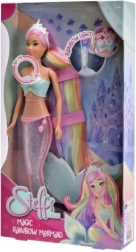 Bábika Steffi Morská Panna s Kúzelnou Svetelnou Chvostovou Plutvou