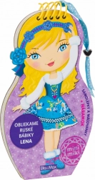 Obliekame ruské bábiky LENA – omaľovánková knižka s modelmi a samolepkami