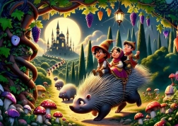 Puzzle Ježek a priatelia 200 dielikov