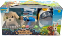 Interaktívny maznáčik so zvukmi a pohybom so sadou domček – šteniatko STEPPOS