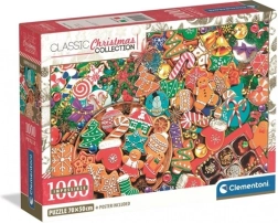 Clementoni Impossible vianočné dobroty puzzle 1000 dielikov