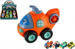 Plastový dopravný prostriedok na zotrvačník pre deti