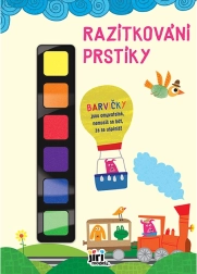 Pečiatkovanie prstíkmi Vláčik