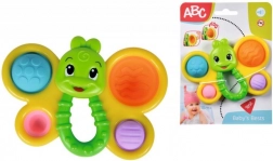 hrkálka motýľ pre bábätká s mäkkými výplňami a rukoväťou