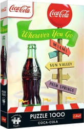 Puzzle 1000 Premium Plus – COCA-COLA Kamkoľvek mieriš