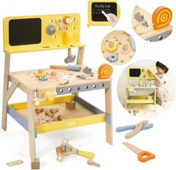 Drevená pracovná dielňa s tabuľou 27 ks CLASSIC WORLD