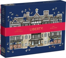 Obojstranné puzzle Liberty London Tudor Building 750 dielikov