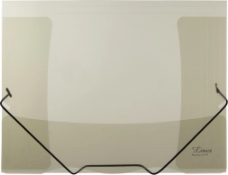 Priehľadná obálka s gumou dymová