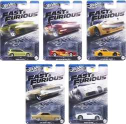 hot wheels rýchlo a zbesilo – sada 5 áut silver series
