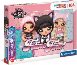 Clementoni brilliant puzzle Na! Na! Na! Surprise Parádne mačky, 104 dielikov
